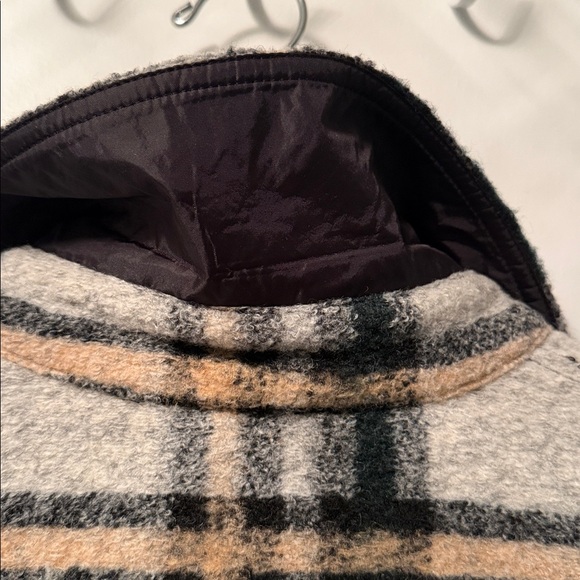 -Vero Moda Chrissie Gray Plaid Shacket XS Nordstrom NWT - Picture 12 of 12